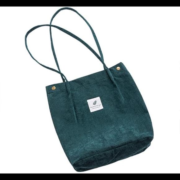 Womens Corduroy Shoulder Tote Bag _SOFT - Picture 1 of 6